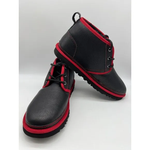 UGG Neumel Leather Sheepskin Lace Up Ankle Chukka Boots Men Size 11 NEW🛒