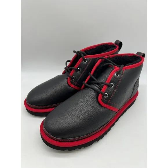 UGG Neumel Leather Sheepskin Lace Up Ankle Chukka Boots Men Size 11 NEW🛒