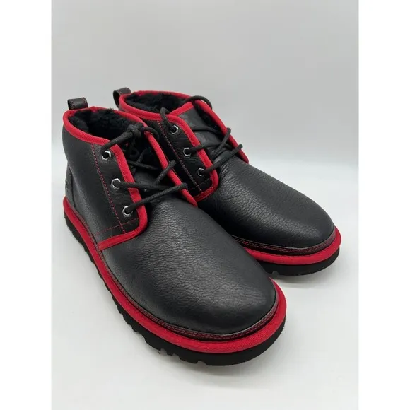 UGG Neumel Leather Sheepskin Lace Up Ankle Chukka Boots Men Size 11 NEW🛒