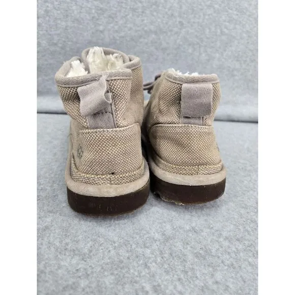 Ugg Neumel‎ Natural Lace-Up Chukka Boots 1117613 Gray Tan Men's Size 10 Granola