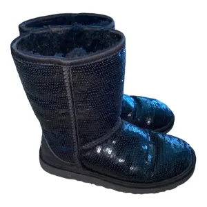 UGG Sequin Black Boots Women’s Size 5