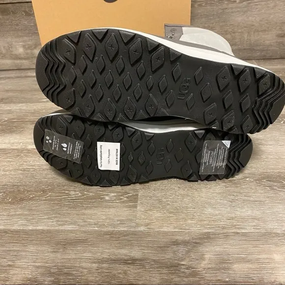 UGG | Zaylee Leopard Snow Boots In Charcoal Grey Size 6 NEW In Box