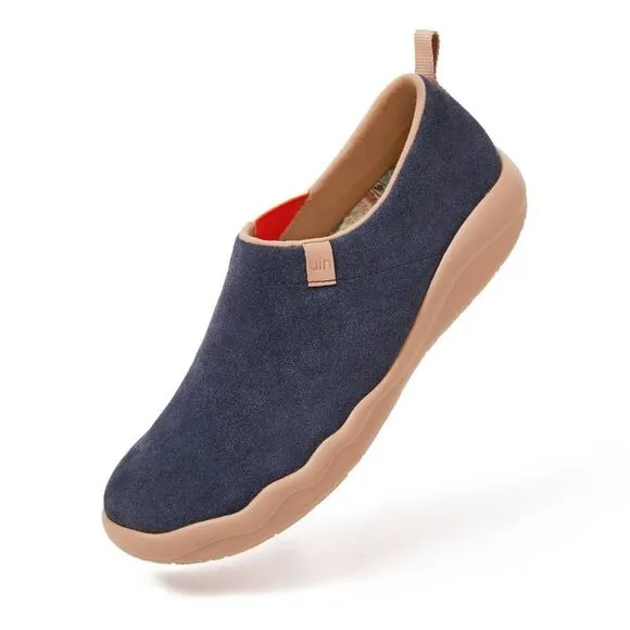 UIN Men's Travel Walking Shoes Casual Sneaker Toledo Ⅱ (Deep Blue)New No Box