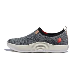 UIN Men's Walking Shoes Slip On Casual Sneaker (Toledo X Bouncing Black)