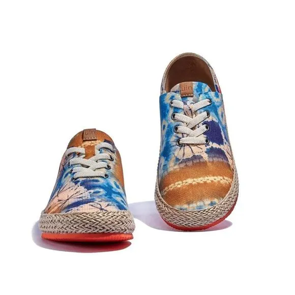 UIN Women's Walking Casual Travel Shoes Comfort Sneaker (Afterglow Formentera 1)