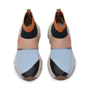 UIN Women's Walking Shoes Outdoor Non-Slip Comfort Sneaker(Baby Blue )New No Box