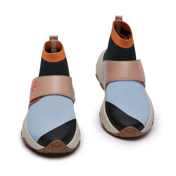 UIN Women's Walking Shoes Outdoor Non-Slip Comfort Sneaker(Baby Blue )New No Box