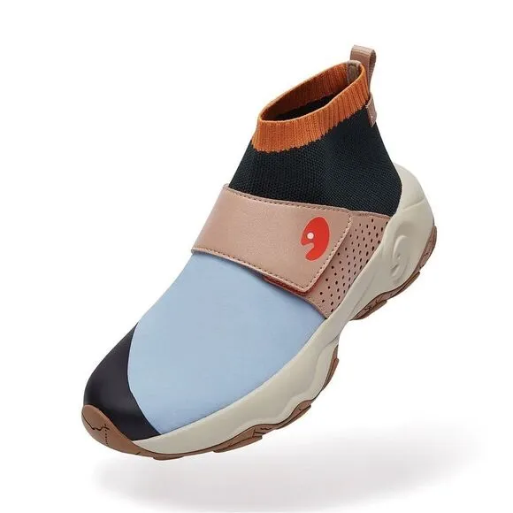 UIN Women's Walking Shoes Outdoor Non-Slip Comfort Sneaker(Baby Blue )New No Box