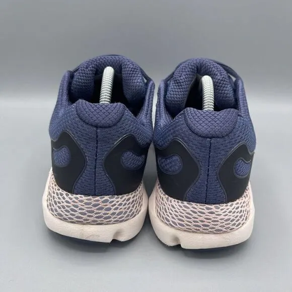 Under Armour HOVR Infinite 2 Womens Running Shoes Blue Pink Athletic Size 8