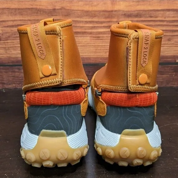 Under Armour HOVR Summit Fat Tire Delta Men 9.5 Orange Grey Trail Running Shoes