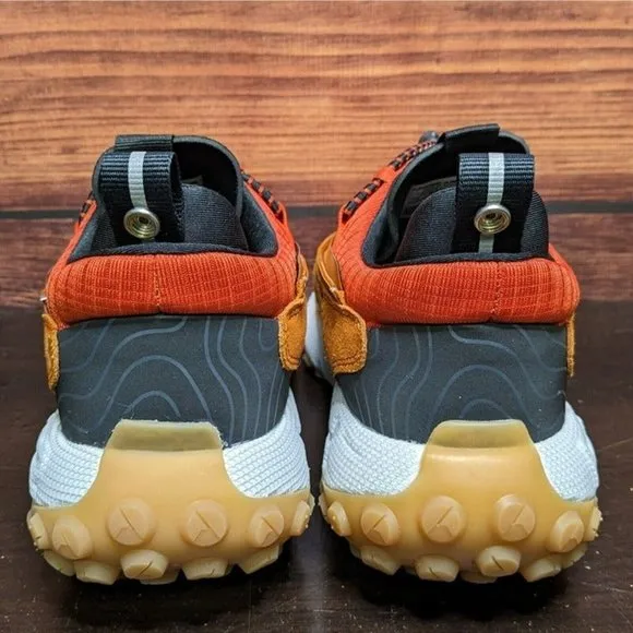 Under Armour HOVR Summit Fat Tire Delta Men 9.5 Orange Grey Trail Running Shoes