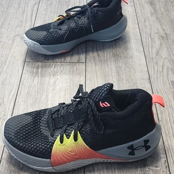 Under Armour Sneakers Mens 8.5 Embiid 1 One Origin Shoes Black Steel Mid HOVR