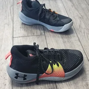 Under Armour Sneakers Mens 8.5 Embiid 1 One Origin Shoes Black Steel Mid HOVR