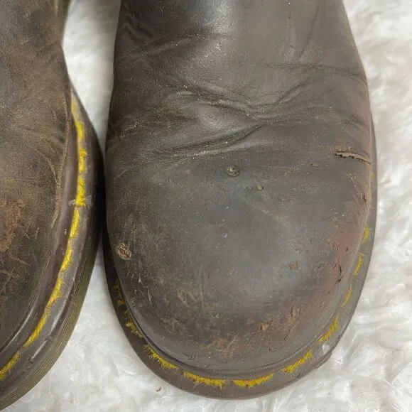 Unisex Dr. Doc Martens Industrial Steel Toe Safety Boots ASTM F2413-11 Sz M 7,L8