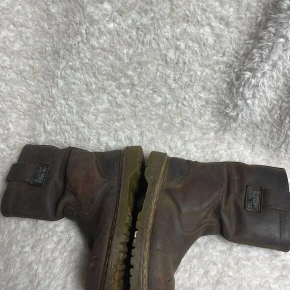 Unisex Dr. Doc Martens Industrial Steel Toe Safety Boots ASTM F2413-11 Sz M 7,L8