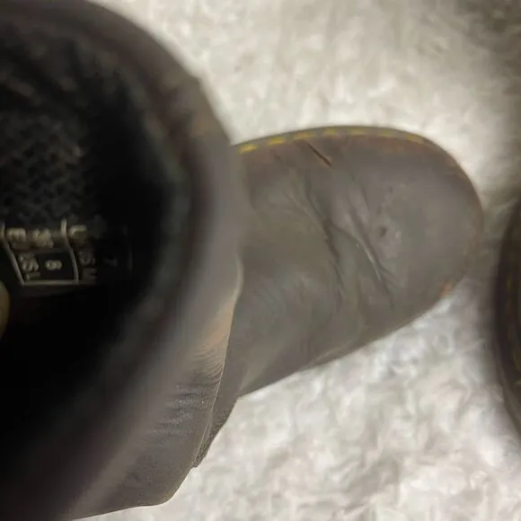 Unisex Dr. Doc Martens Industrial Steel Toe Safety Boots ASTM F2413-11 Sz M 7,L8