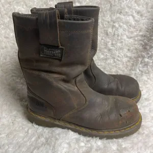 Unisex Dr. Doc Martens Industrial Steel Toe Safety Boots ASTM F2413-11 Sz M 7,L8
