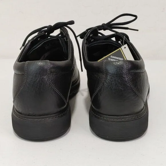 Unstructured by Clarks Un Tread Gore-Tex LoGTX Waterproof Black Leather …
