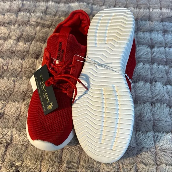 U.S. Polo Assn. Men's Red Sneakers size 11
