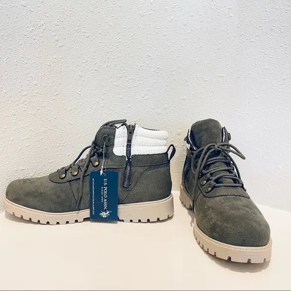 U.S. Polo Assn. Women’s Olive Hiker Boots/Sz:9.5/NWT