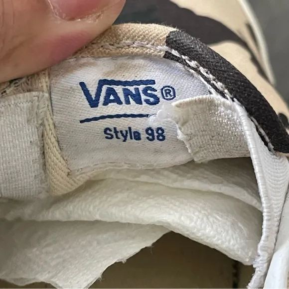 Vans Anaheim Factory 98 DX Camo Slip-On Sneaker shoes women 8 or men 6.5