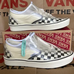Vans Comfycush Slip-Skating Checkerboard Black/White WMNS