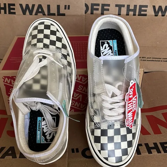 Vans Comfycush Slip-Skating Checkerboard Black/White WMNS