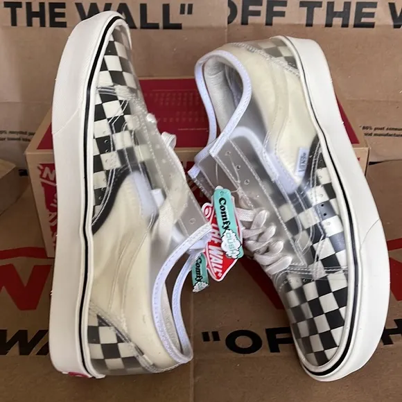 Vans Comfycush Slip-Skating Checkerboard Black/White WMNS