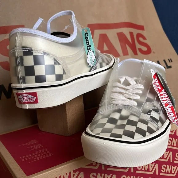 Vans Comfycush Slip-Skating Checkerboard Black/White WMNS