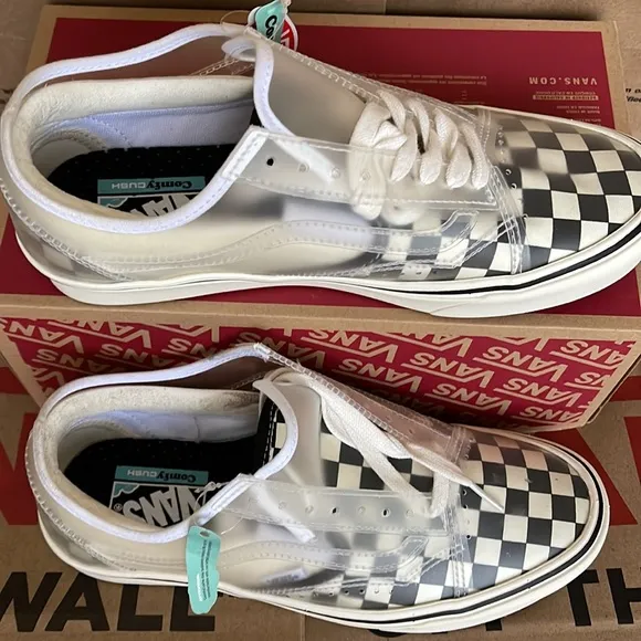 Vans Comfycush Slip-Skating Checkerboard Black/White WMNS