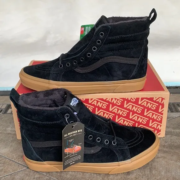 VANS Men’s Sk8-Hi Mte (Mte) Black/GumVN0A33TXGT7 Sneakers Boots