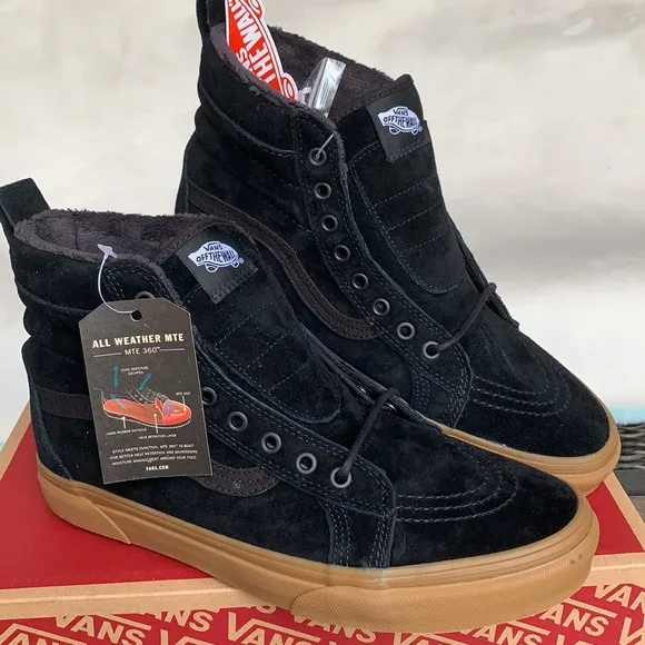 VANS Men’s Sk8-Hi Mte (Mte) Black/GumVN0A33TXGT7 Sneakers Boots