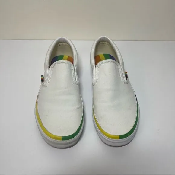 Vans Rainbow Classic Slip On Sneaker Size Women’s 8 Men’s 6.5