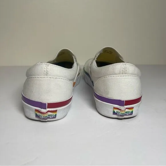 Vans Rainbow Classic Slip On Sneaker Size Women’s 8 Men’s 6.5