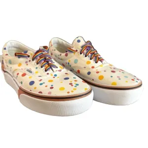 Vans Rare UV Activated Stacked Floral Polka Dot Shoes Sneakers 8 Men 9.5 Women