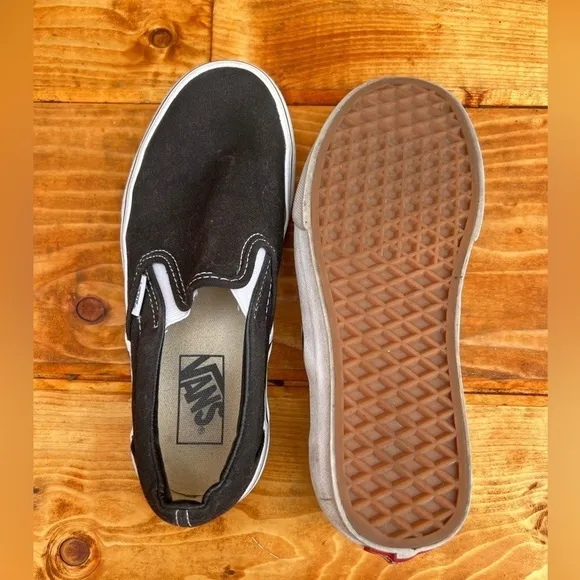 Vans sk8 Classic Slip-On Shoe black canvas upper sneakers shoes