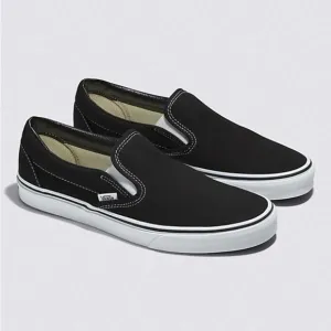 Vans sk8 Classic Slip-On Shoe black canvas upper sneakers shoes