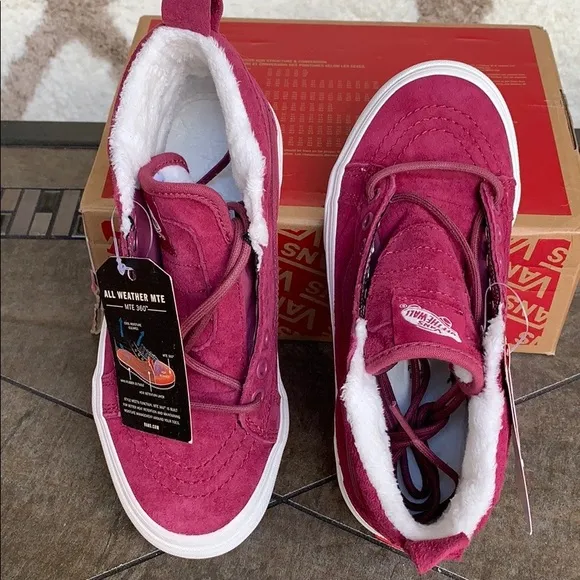 VANS SK8-Hi Mte Dry Rose/Marshmallow WMNS
