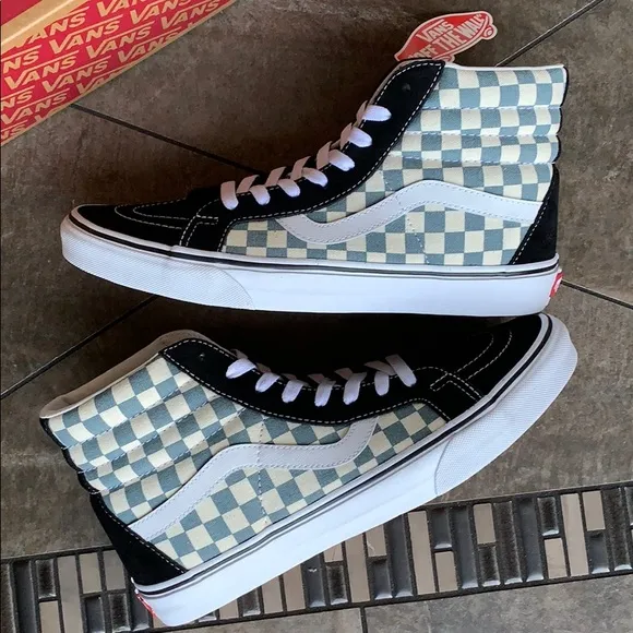 VANS Sk8-Hi REISSUE CHECKERBOARD BLK/Citadel Men’s