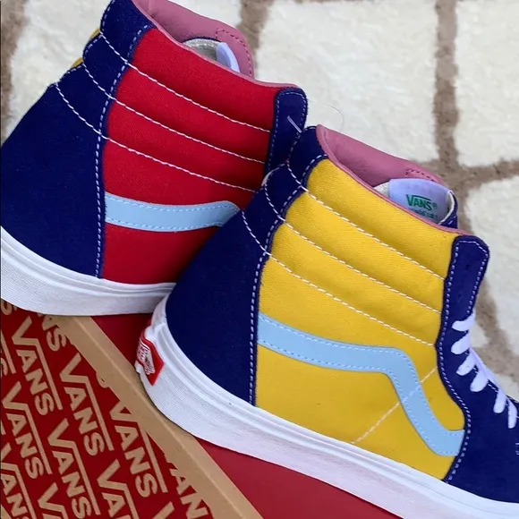 ••VANS Sk8-Hi SUNSHINE Multi/True White men’s