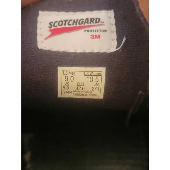 Vans Sk8 Hi Del Pato Men's Brown Scotchguard High Top Sneaker Shoes Size 9