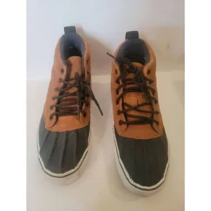 Vans Sk8 Hi Del Pato Men's Brown Scotchguard High Top Sneaker Shoes Size 9
