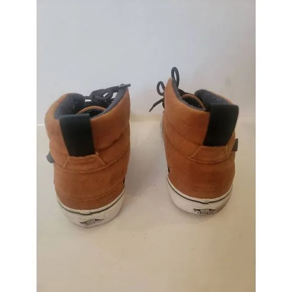 Vans Sk8 Hi Del Pato Men's Brown Scotchguard High Top Sneaker Shoes Size 9