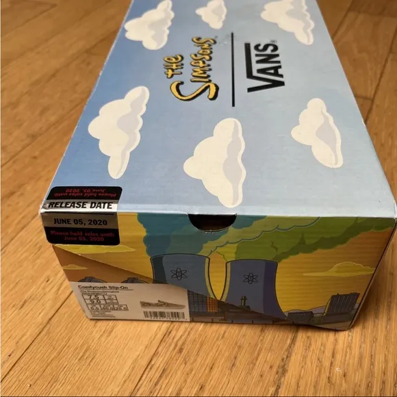 Vans The Simpsons comfy cush limited edition Slip-On Shoes men’s  7.5 women’s 9