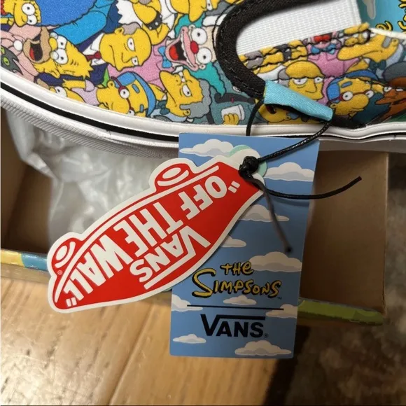 Vans The Simpsons comfy cush limited edition Slip-On Shoes men’s  7.5 women’s 9