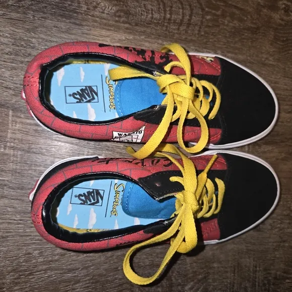 Vans The Simpsons Shoes El Barto Bart Simpson Shoes Kids/Children Size 1.5
