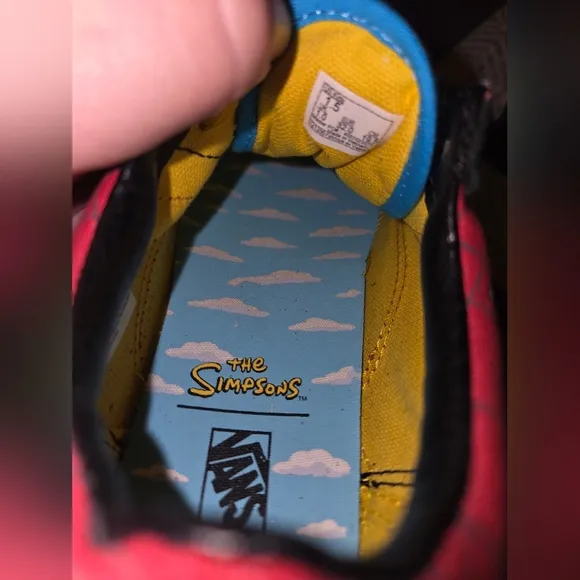 Vans The Simpsons Shoes El Barto Bart Simpson Shoes Kids/Children Size 1.5