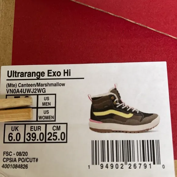 Vans Ultrarange Exo Hi Mte Canteen/Marshmallow WMN