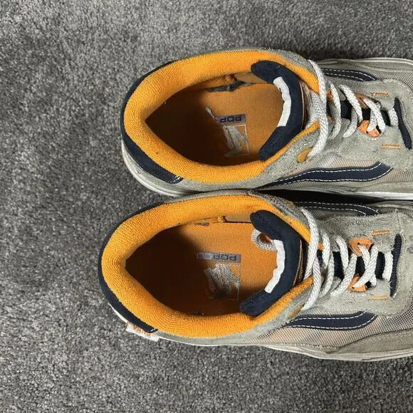 Vans Wayvee Outdoor Skateboard PopCush WaffleCup Shoes Smoke Navy Orange Mens 10