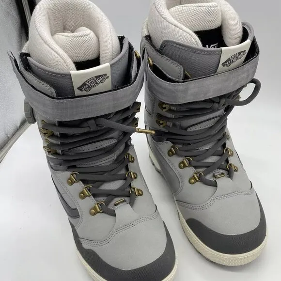 Vans Women’s Luna Ventana Pro Snowboard Boots Size 9.5 Grey Marshmallow.…